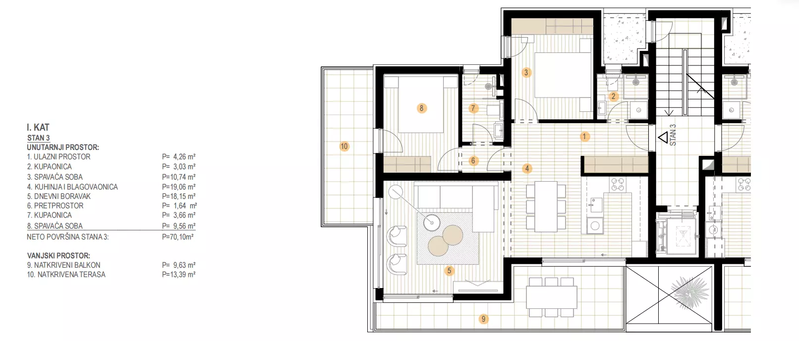2-bedroom Apartment In Primošten, Croatia (84,76 M²)