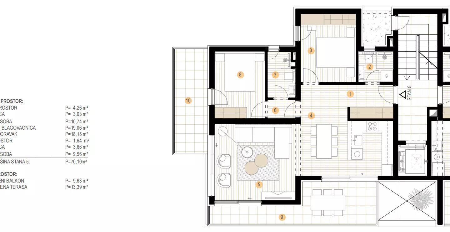 2-bedroom Apartment In Primošten, Croatia (84,75 M²)