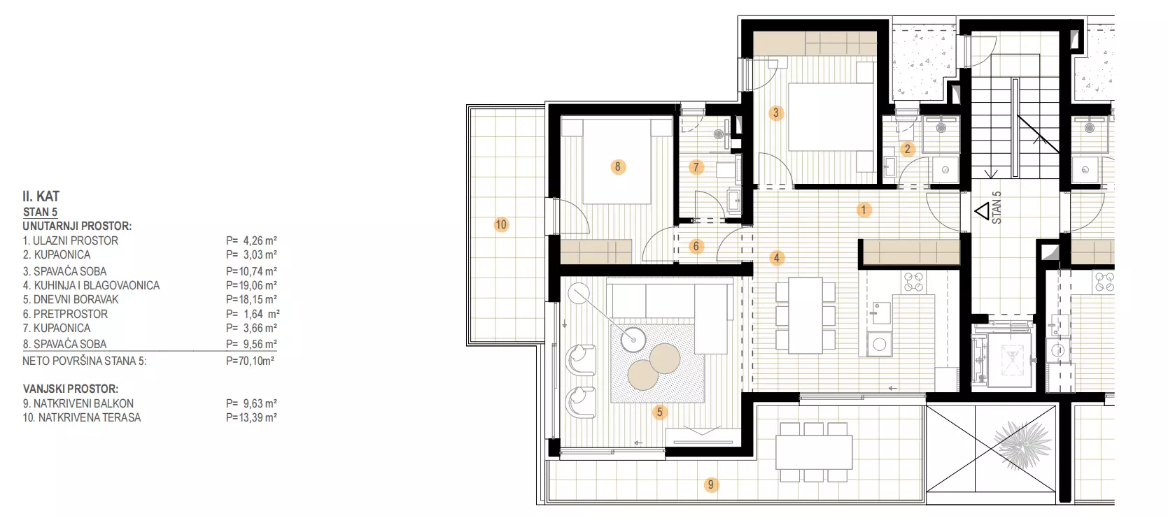 2-bedroom Apartment In Primošten, Croatia (84,75 M²)