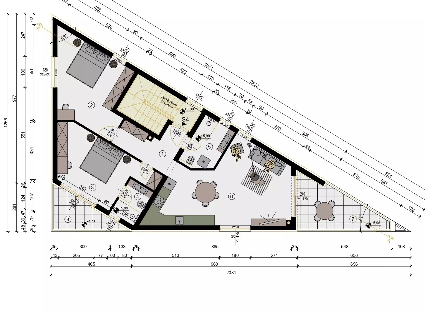 2-bedroom Apartment In Veli Vrh, Croatia (84,56 M²)