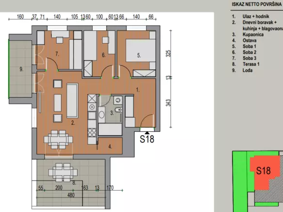 4-bedroom Apartment In Dugo Selo – Zapad, Croatia (88,34 M²)