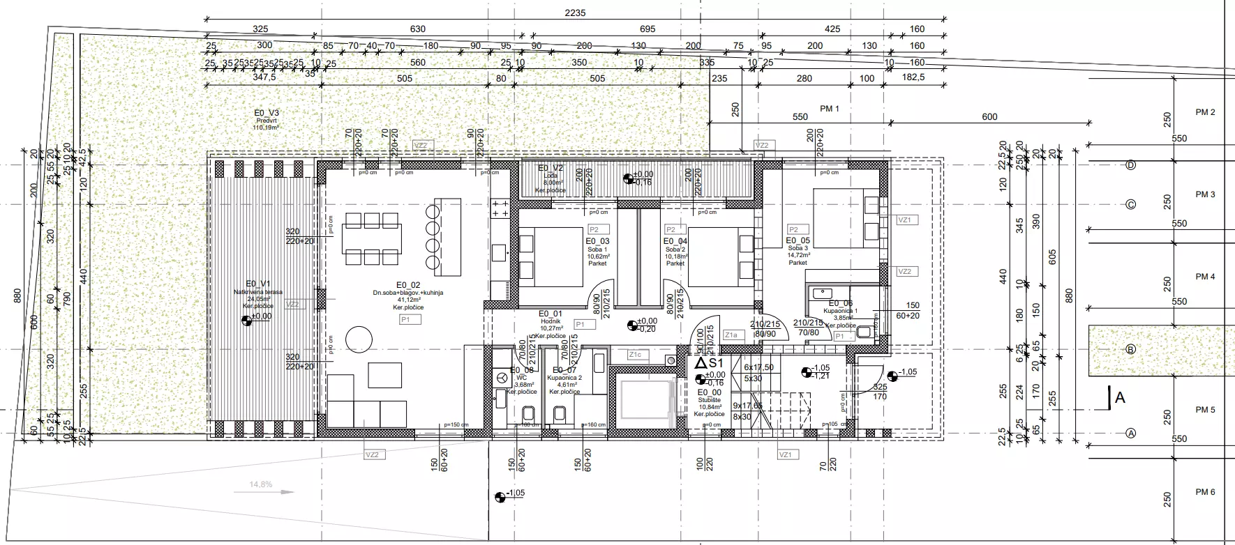 9-bedroom Apartment In Petrčane, Croatia (444,32 M²)