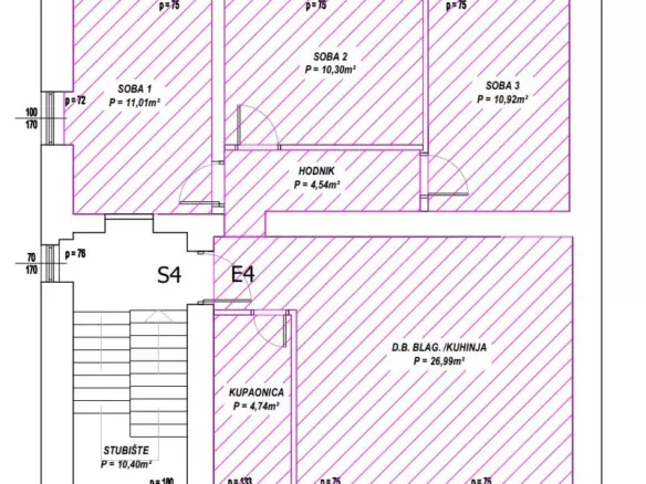 3-bedroom Apartment In Brodarica, Croatia (69,58 M²)