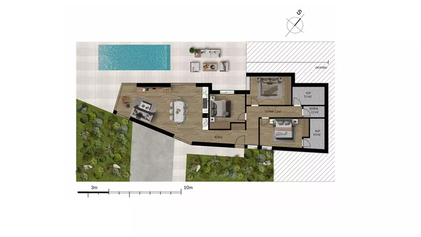 3-bedroom Apartment In Crikvenica, Croatia (104 M²)