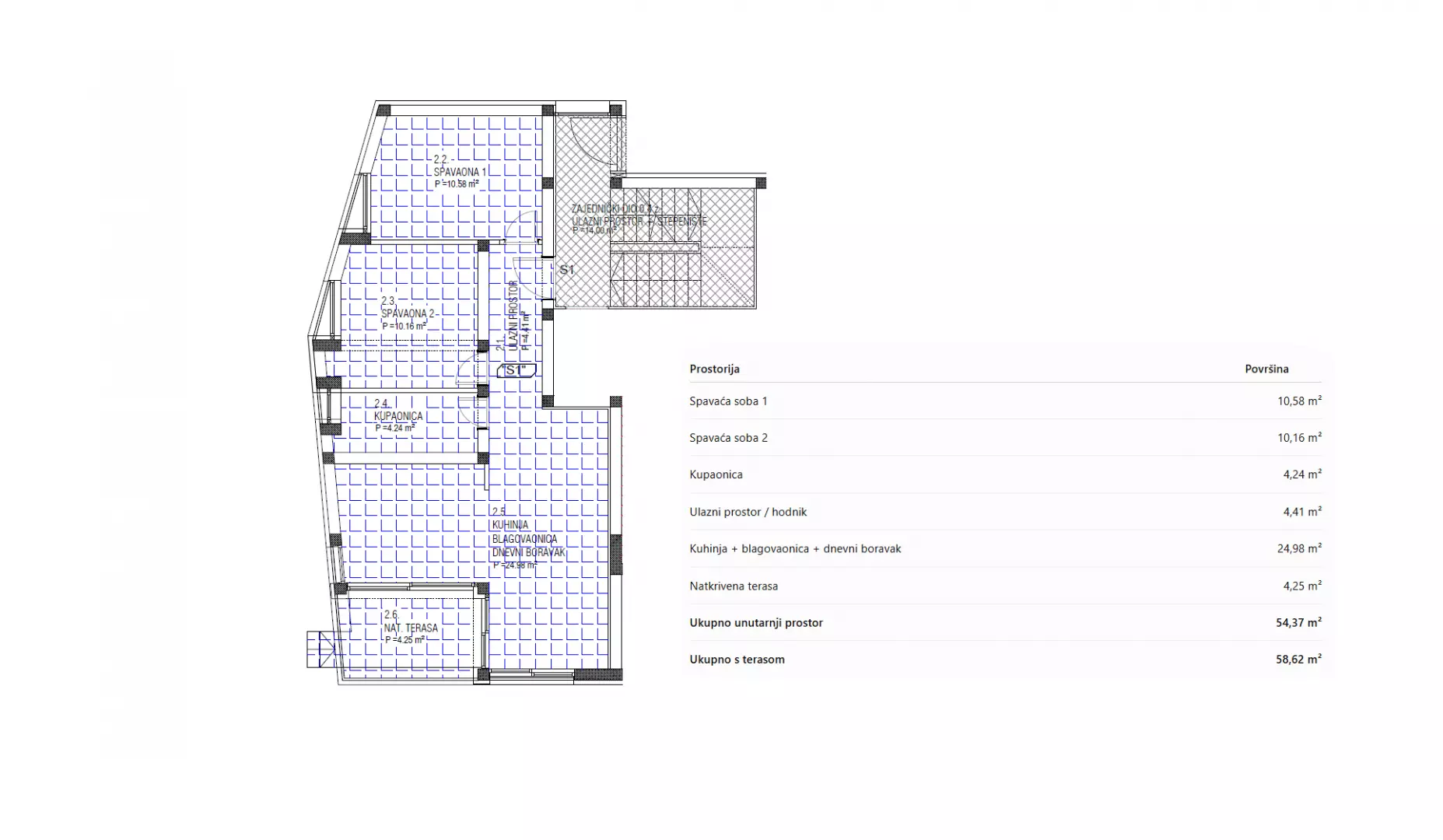original_1787226148_01_tlocrt-stana-unutar-000bde 2-bedroom Apartment In Žaborić, Croatia (7.458 M²)