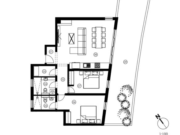 2-bedroom Apartment In Jezera, Croatia (8.734 M²)