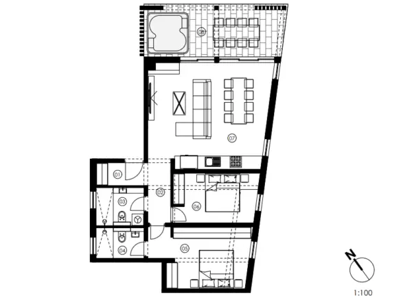 2-bedroom Apartment In Jezera, Croatia (9.063 M²)