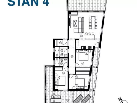 3-bedroom Apartment In Jezera, Croatia (12.153 M²)