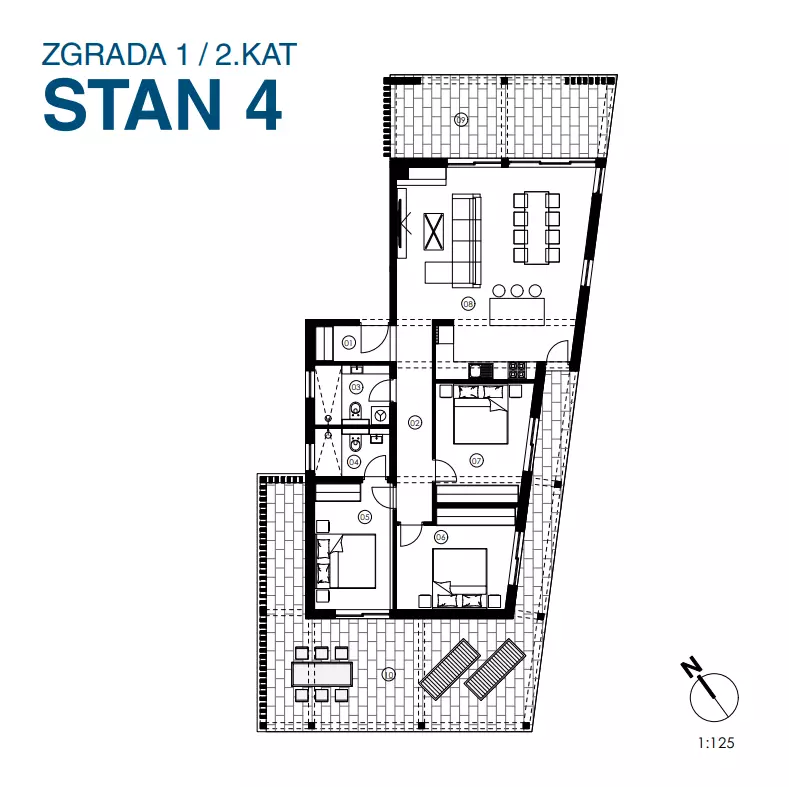 3-bedroom Apartment In Jezera, Croatia (12.153 M²)