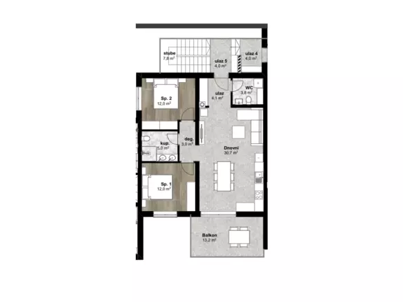 2-bedroom Apartment In Poreč, Croatia (73 M²)