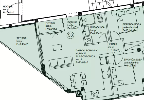 2-bedroom Apartment In Peroj, Croatia (64,18 M²)