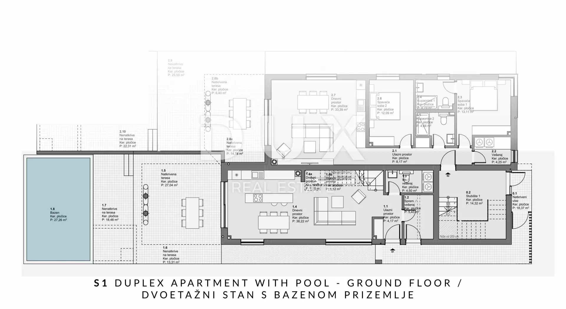 3-bedroom Apartment In Vodice, Croatia (109,68 M²)