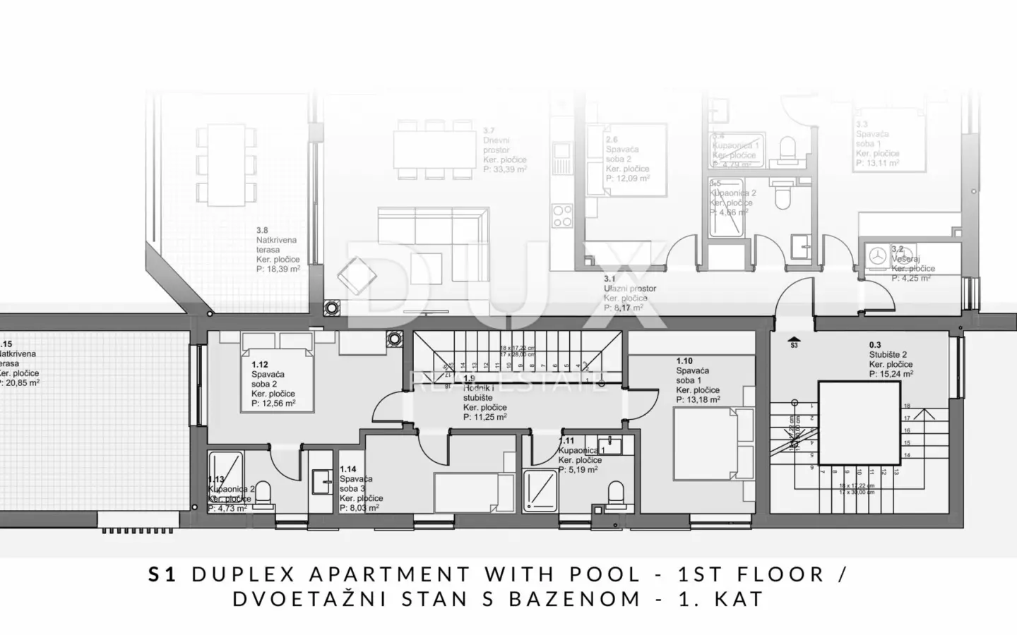 3-bedroom Apartment In Vodice, Croatia (109,68 M²)