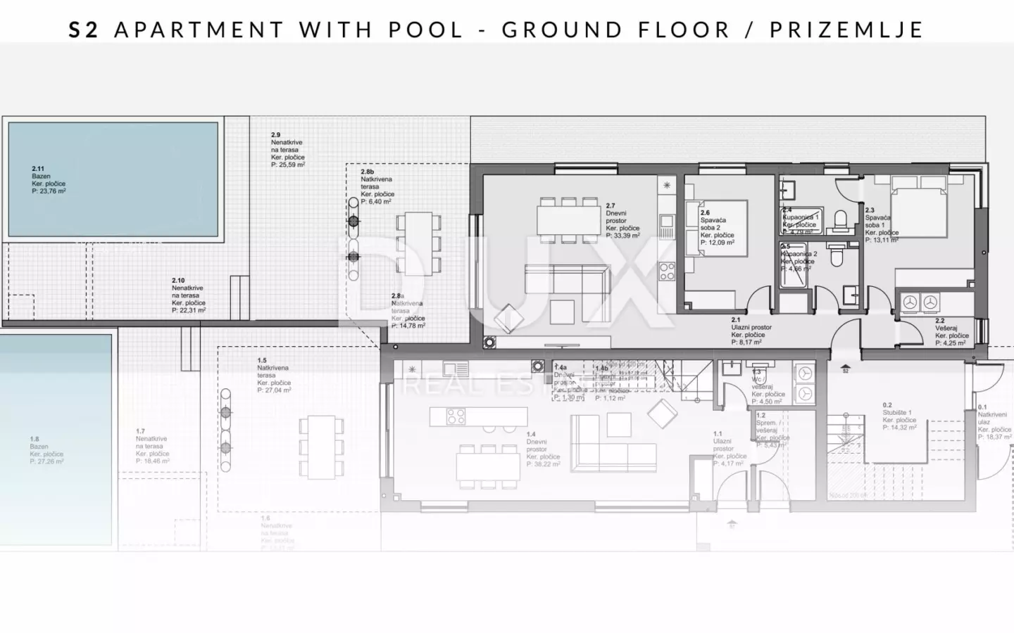 2-bedroom Apartment In Vodice, Croatia (80,46 M²)