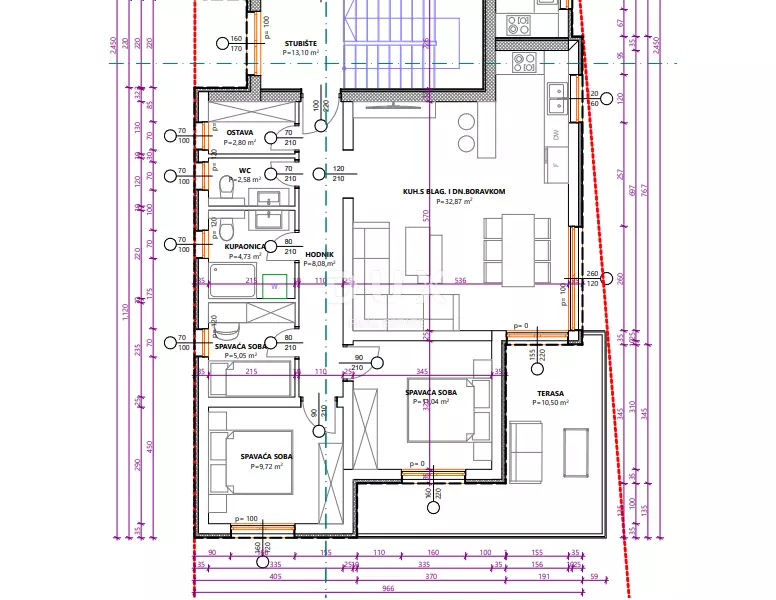 3-bedroom Apartment In Vodice, Croatia (84,89 M²)