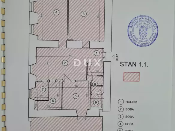 4-bedroom Apartment In Centar, Croatia (120,66 M²)