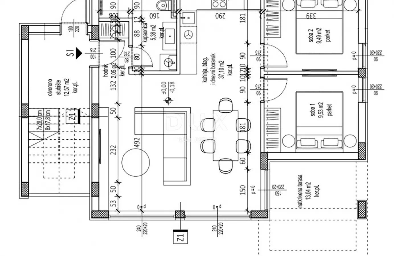 2-bedroom Apartment In Petrčane, Croatia (101,48 M²)