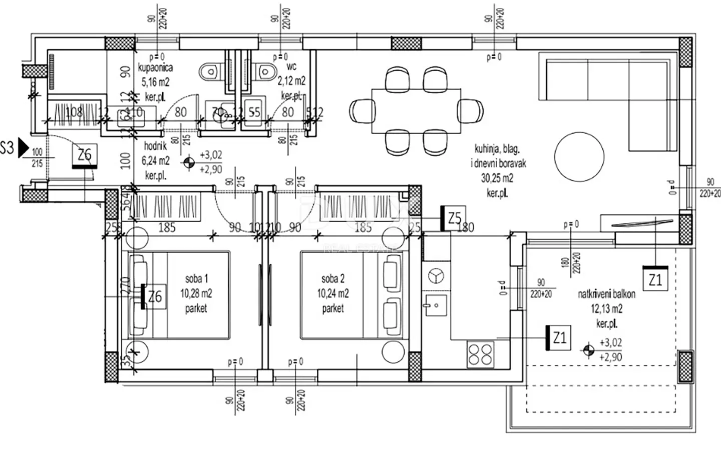 2-bedroom Apartment In Petrčane, Croatia (79,99 M²)