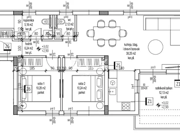 2-bedroom Apartment In Petrčane, Croatia (79,99 M²)