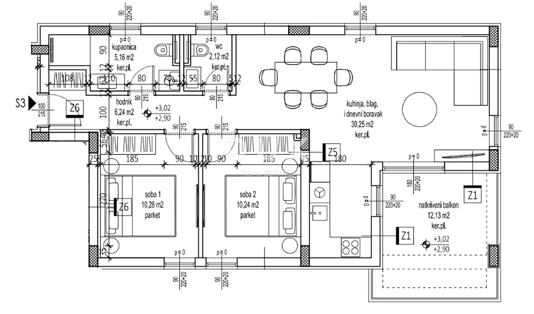 2-bedroom Apartment In Petrčane, Croatia (79,99 M²)