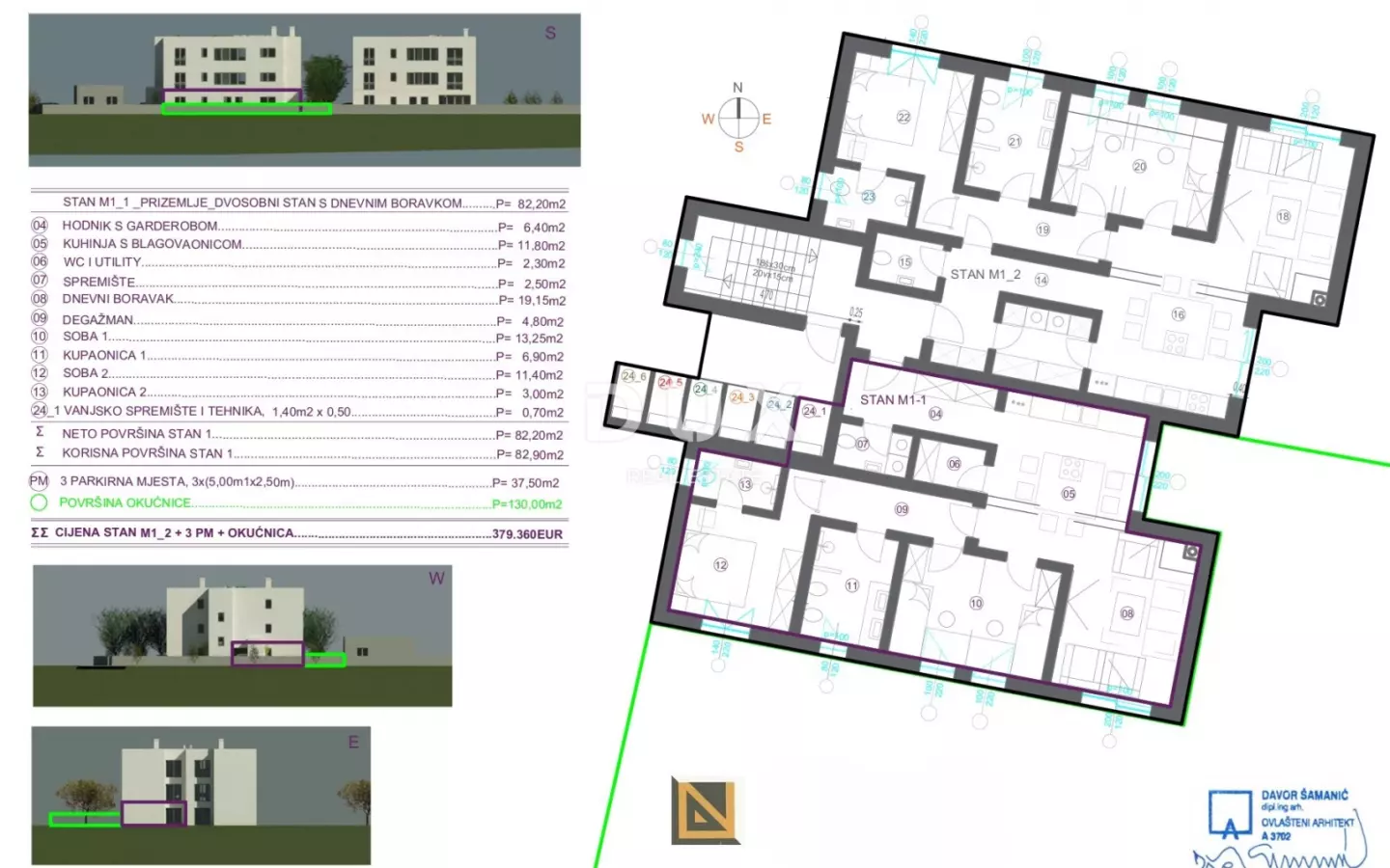 2-bedroom Apartment In Marčelji, Croatia (82,9 M²)