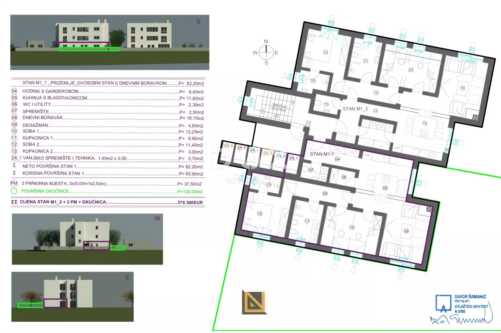 2-bedroom Apartment In Marčelji, Croatia (82,9 M²)