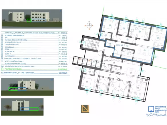 2-bedroom Apartment In Marčelji, Croatia (88,7 M²)
