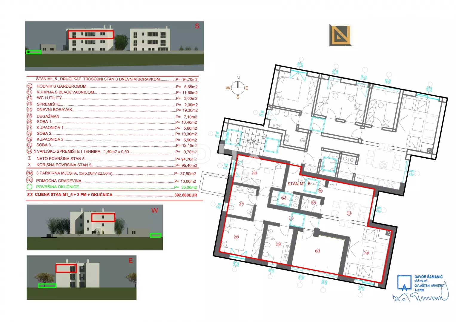 1773263233_m1-5-6200a7 3-bedroom Apartment In Marčelji, Croatia (95,4 M²)
