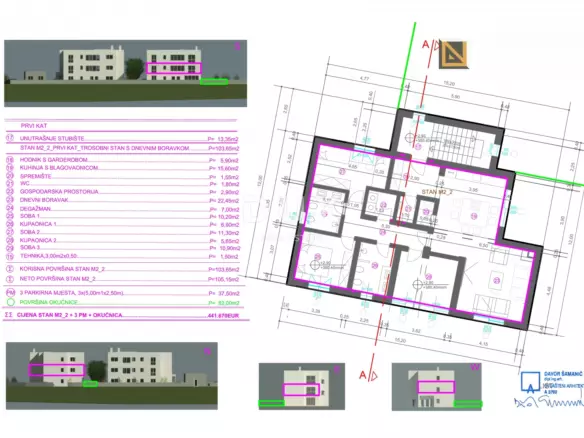 3-bedroom Apartment In Marčelji, Croatia (103,65 M²)