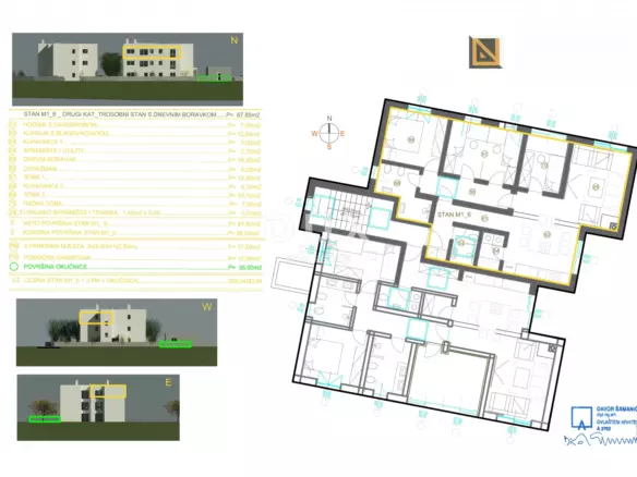 3-bedroom Apartment In Marčelji, Croatia (88,55 M²)