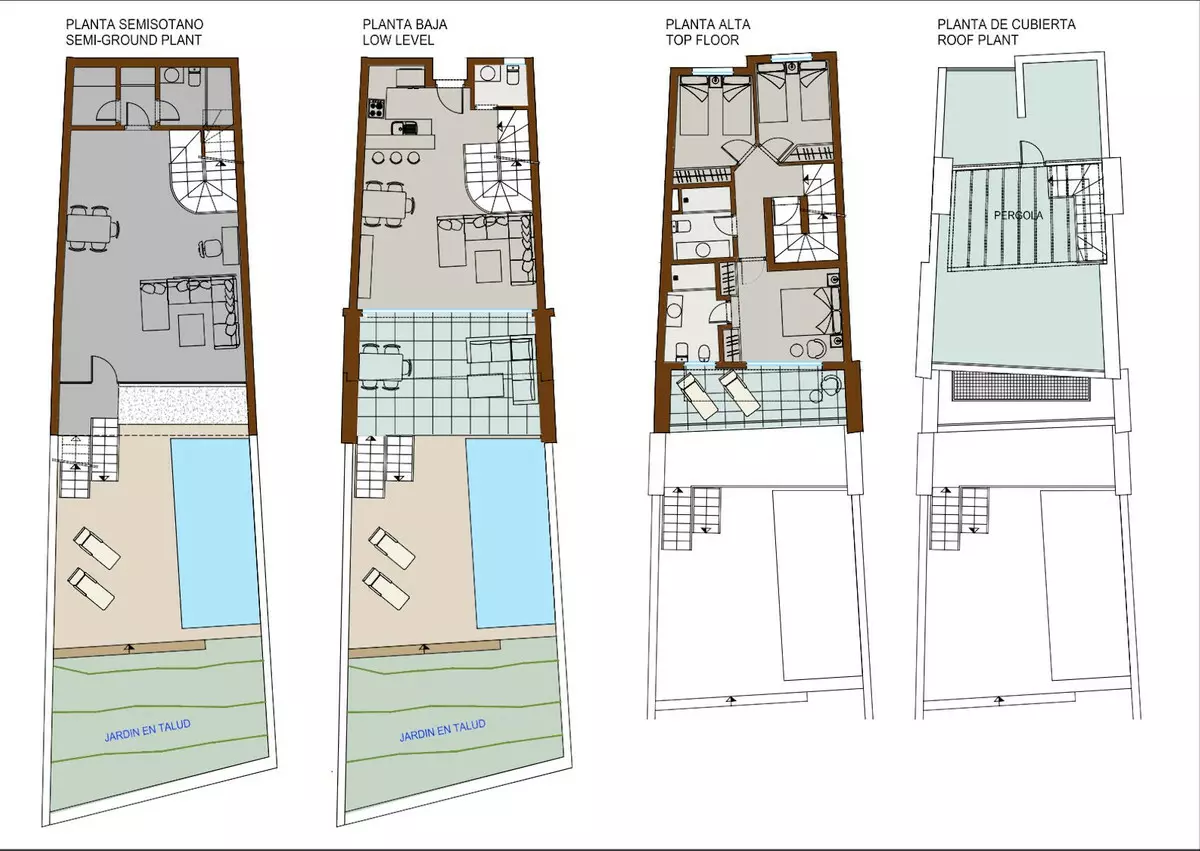 3-bedroom Town House In Nerja, Spain (102 M²)