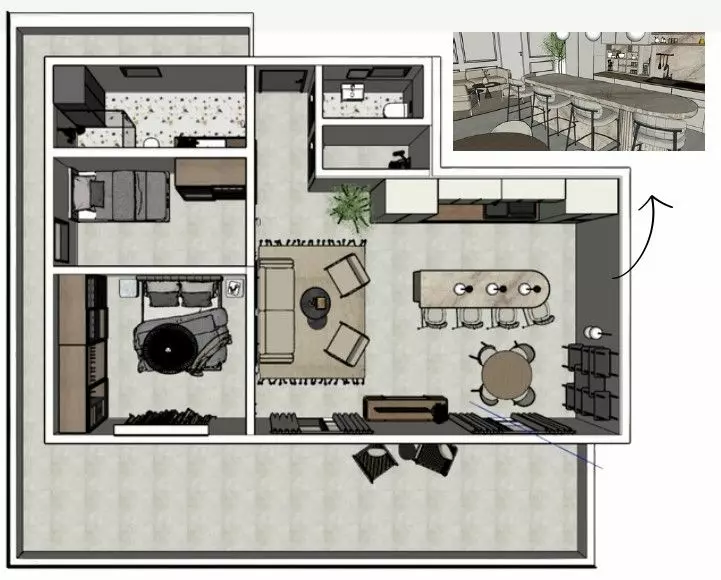 2-bedroom Apartment In Vidikovac, Croatia (101 M²)