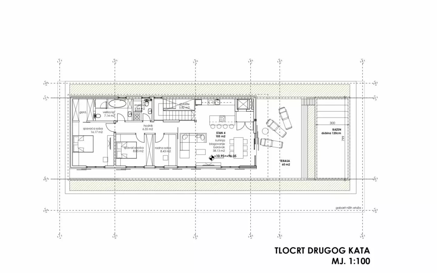 3-bedroom Apartment In Vidikovac, Croatia (169 M²)