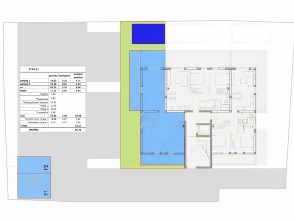2-bedroom Apartment In Nin, Croatia (86,76 M²)
