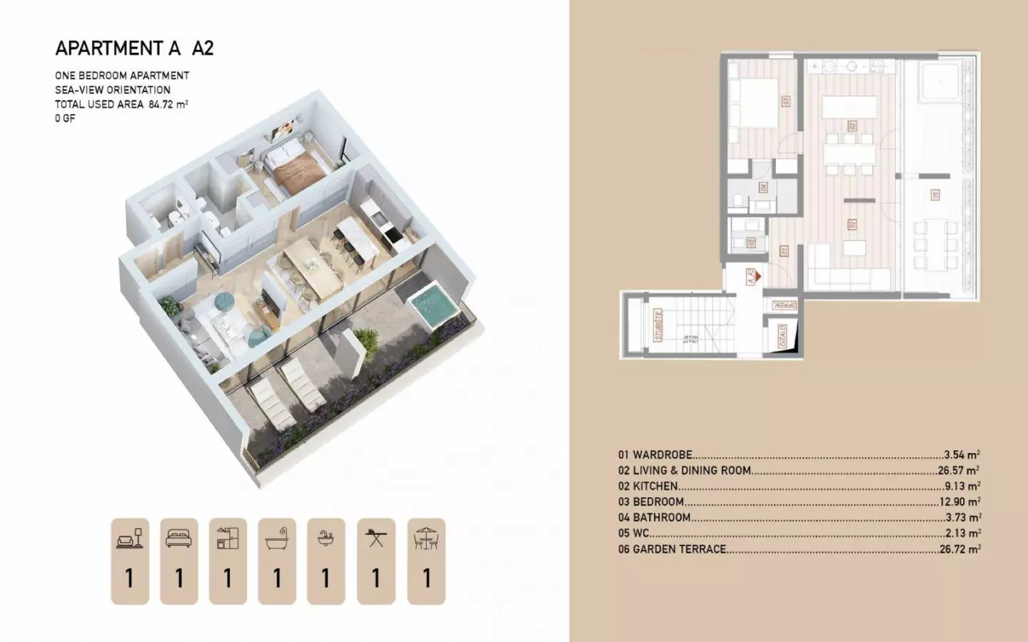1-bedroom Apartment In Opatija – Centar, Croatia (84,72 M²)