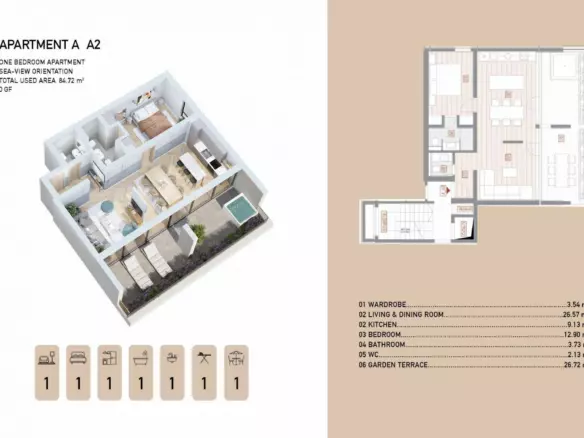 1-bedroom Apartment In Opatija – Centar, Croatia (84,72 M²)