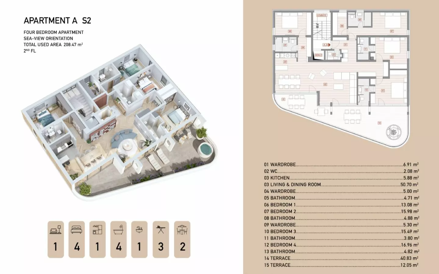 4-bedroom Apartment In Opatija – Centar, Croatia (208,47 M²)