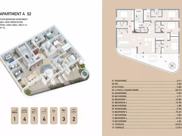 4-bedroom Apartment In Opatija – Centar, Croatia (208,47 M²)