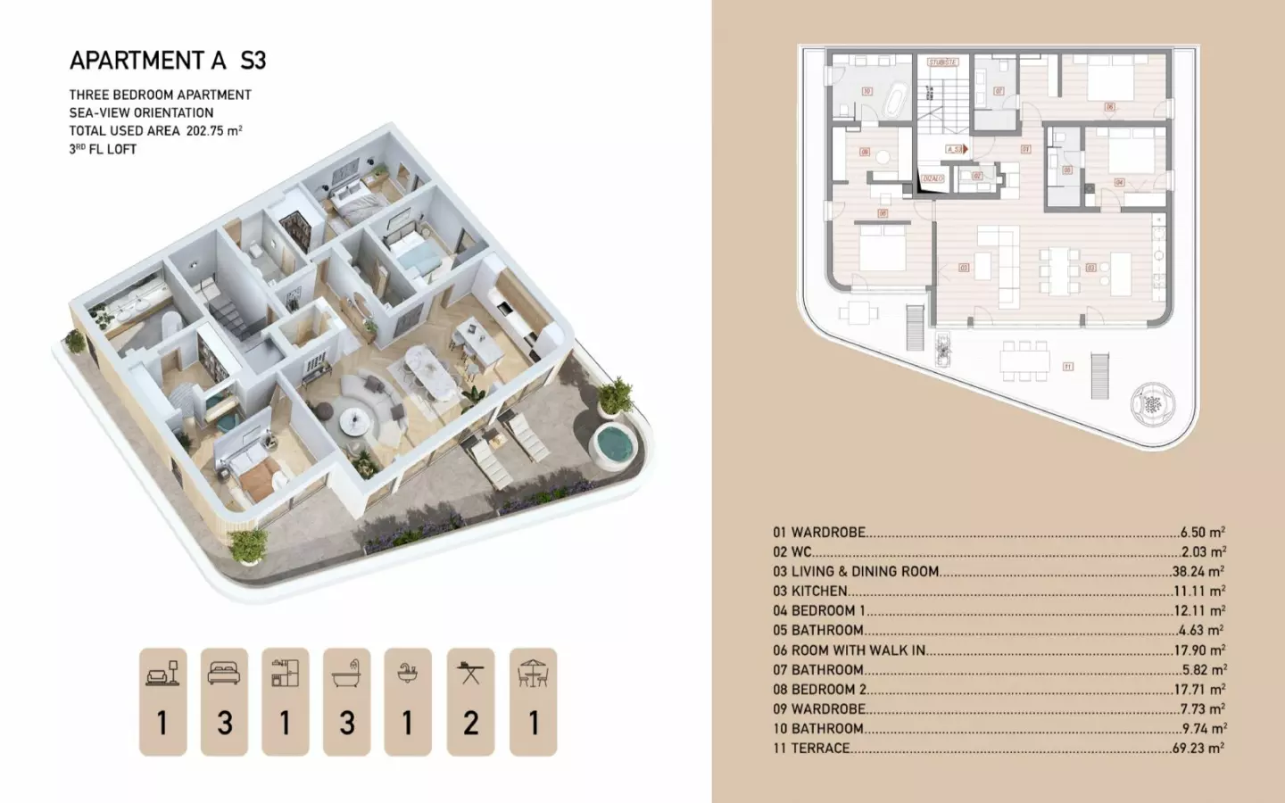 3-bedroom Apartment In Opatija – Centar, Croatia (202,75 M²)