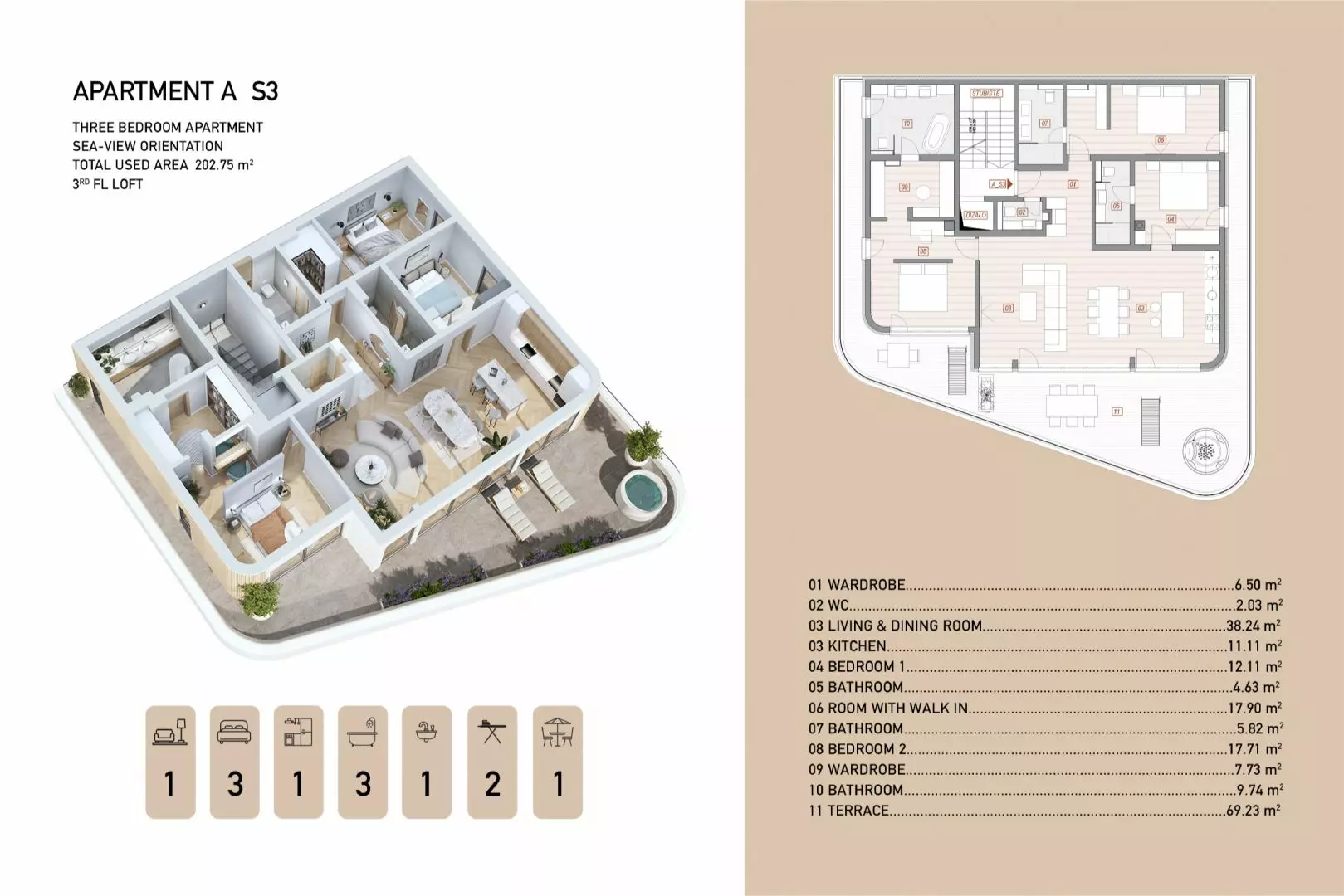 3-bedroom Apartment In Opatija – Centar, Croatia (202,75 M²)