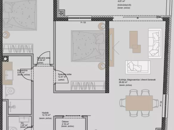 2-bedroom Apartment In Poreč, Croatia (78,1 M²)