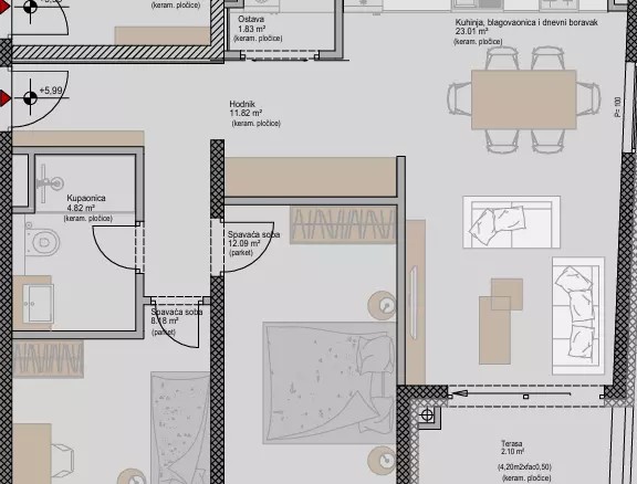 2-bedroom Apartment In Poreč, Croatia (63,85 M²)
