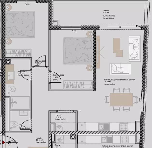 2-bedroom Apartment In Poreč, Croatia (78,1 M²)