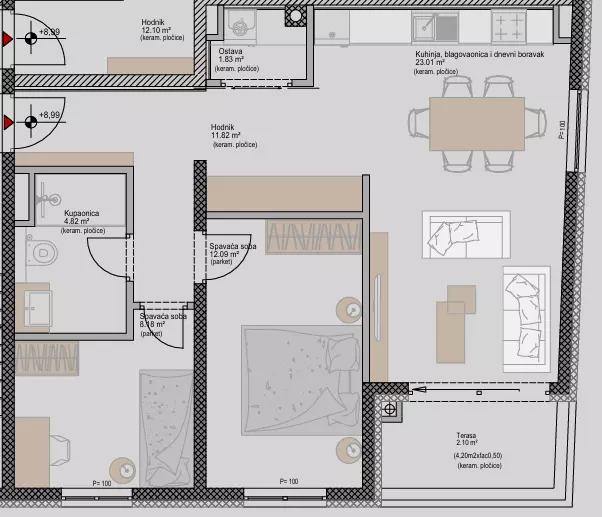 2-bedroom Apartment In Poreč, Croatia (63,85 M²)