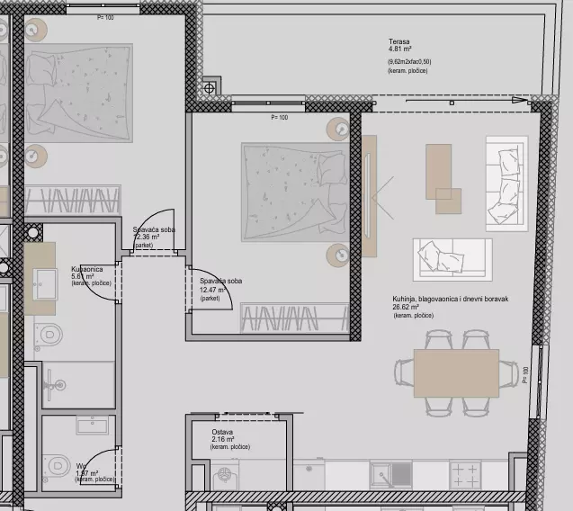 2-bedroom Apartment In Poreč, Croatia (78,1 M²)