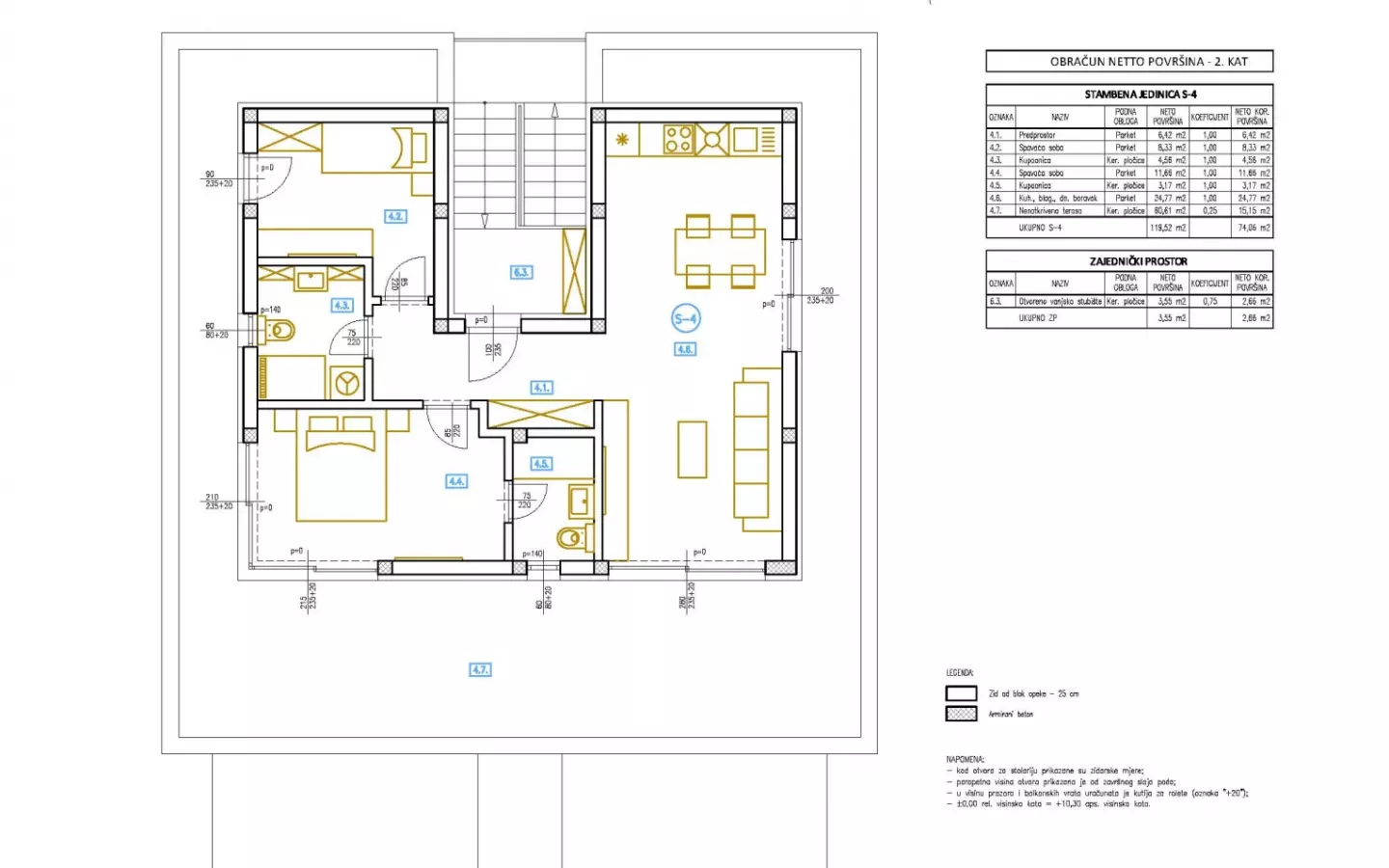 2-bedroom Apartment In Brodarica, Croatia (74,55 M²)