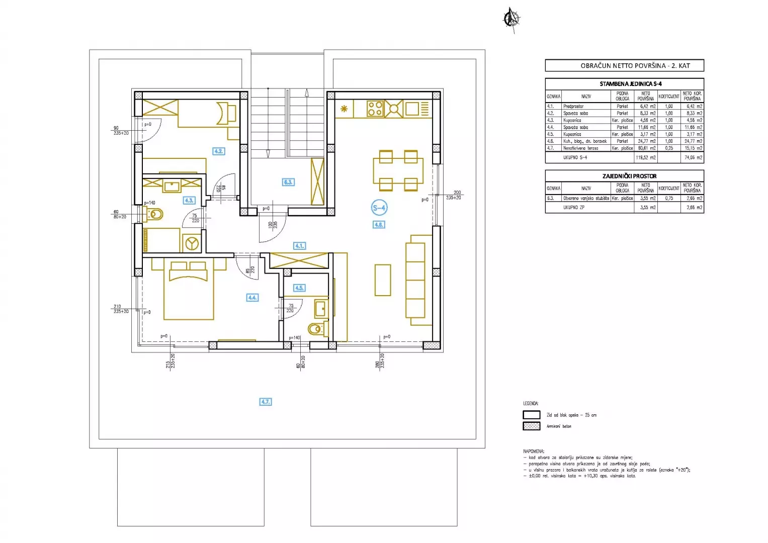 2-bedroom Apartment In Brodarica, Croatia (74,55 M²)