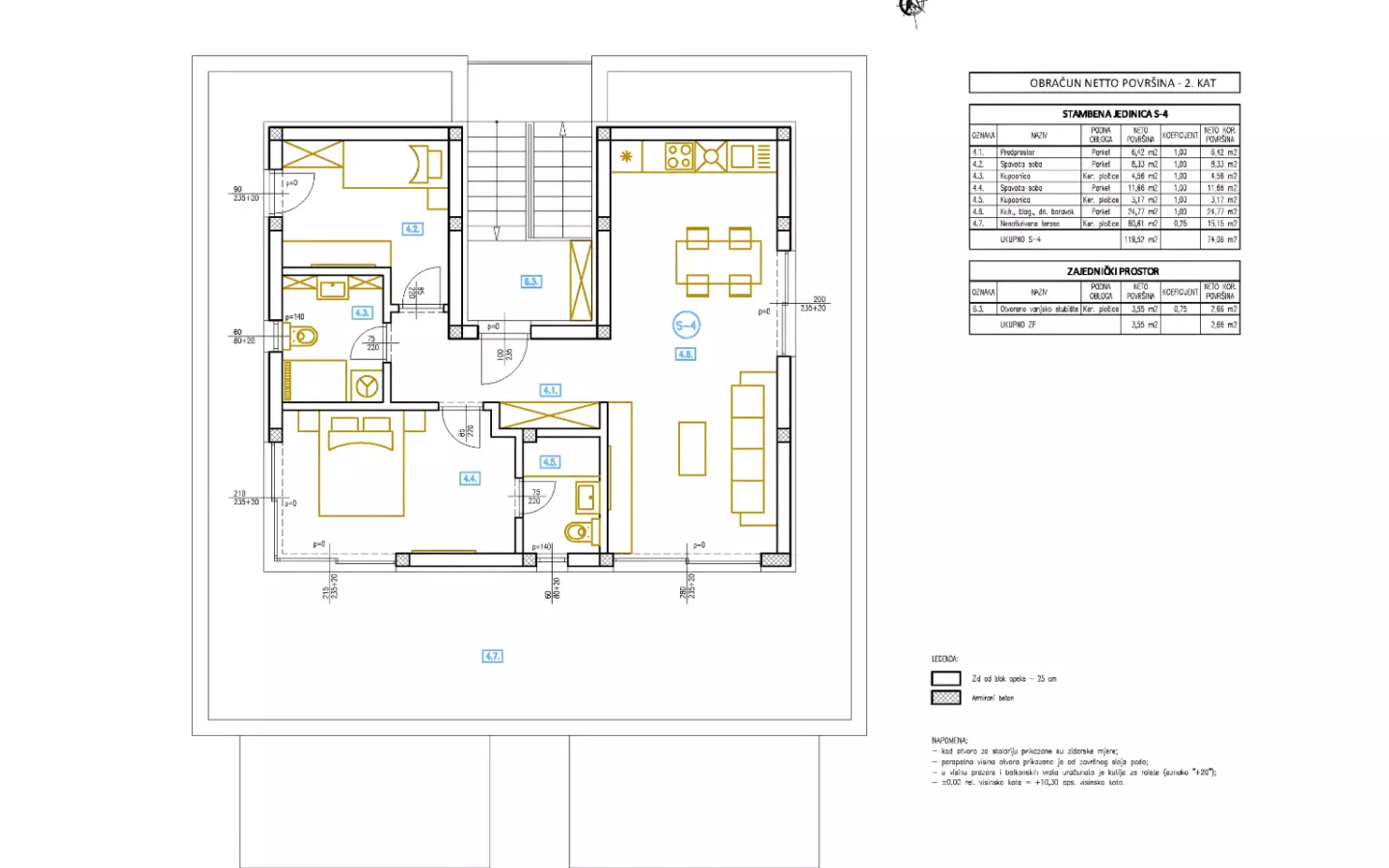 2-bedroom Apartment In Brodarica, Croatia (85,11 M²)