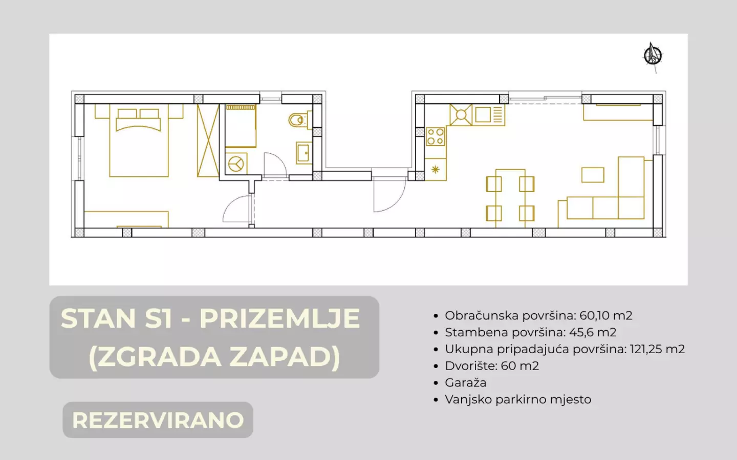 2-bedroom Apartment In Brodarica, Croatia (74,07 M²)