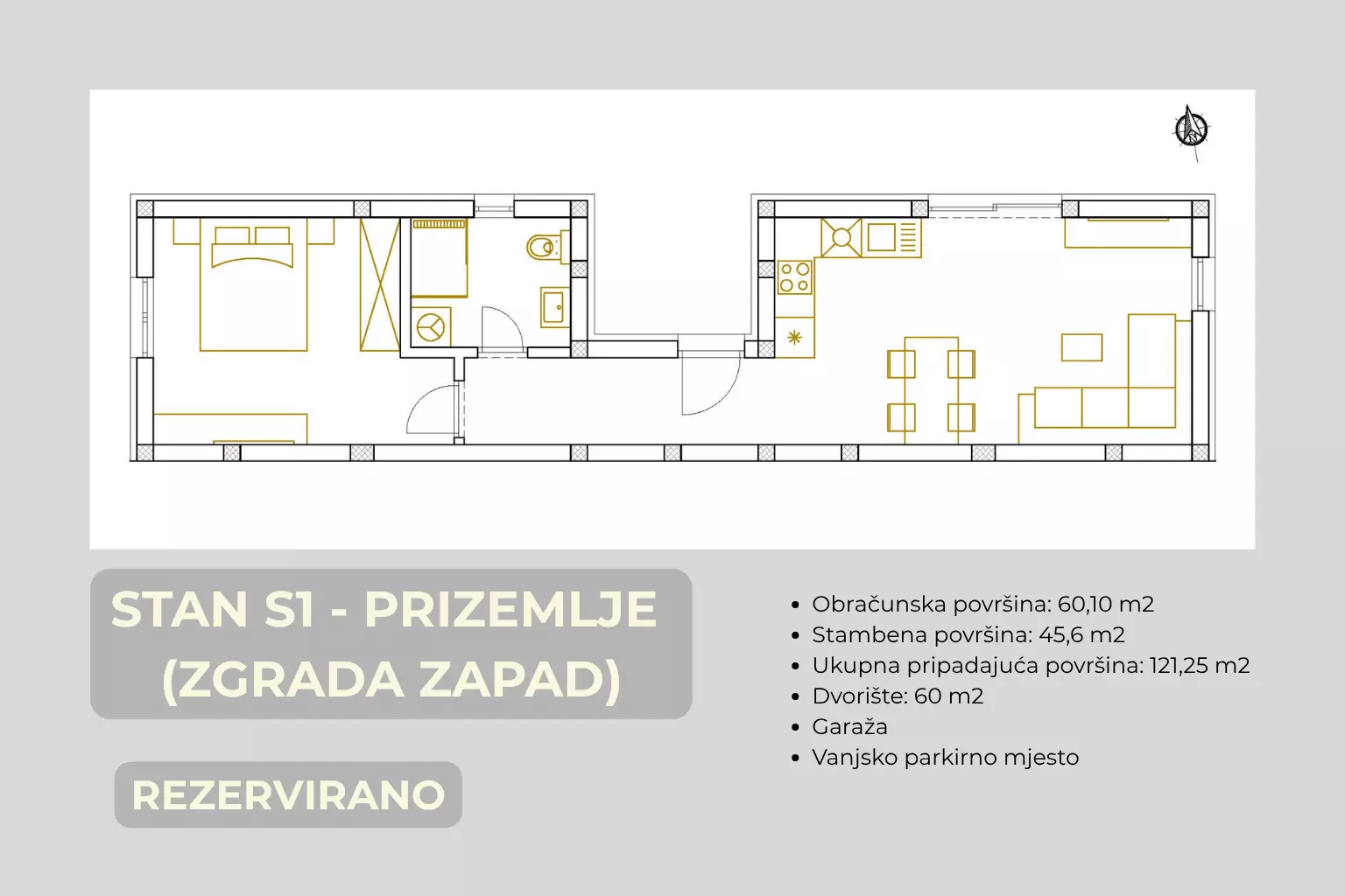 2-bedroom Apartment In Brodarica, Croatia (74,07 M²)